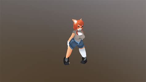 Female Furry Character Work In Progress D Model By Booster