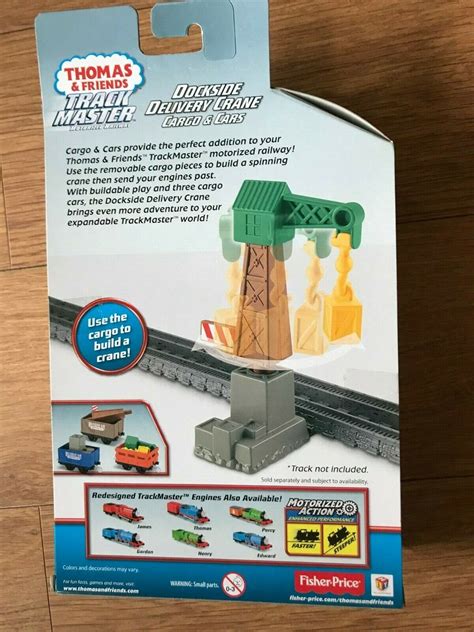 Trackmaster Thomas Friends Dockside Delivery Crane Cargo Cars Fisher Price New Ebay