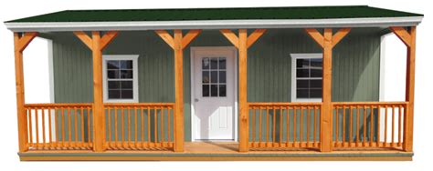 Side Porch Cabin Side Porch Cabin For Sale Graceland Portable Buildings