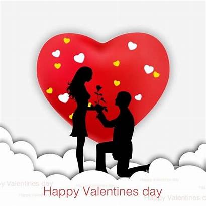 Couple Valentines Valentine Clipart Proposing Pngtree Lovers