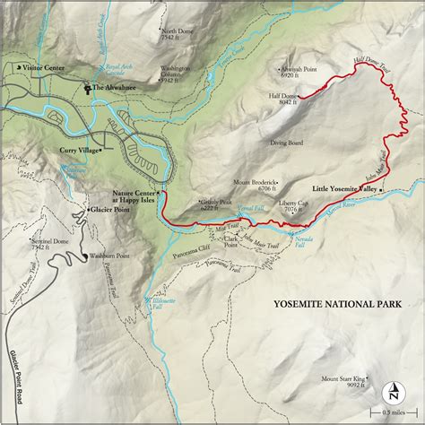 Yosemite Valley Trail Map Nehru Memorial