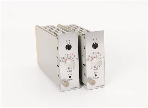 Telefunken U373a Pair Other Amps Amplifiers Studio Equipment