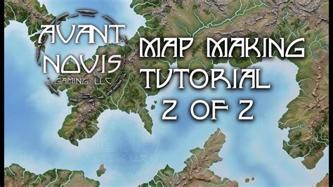 Making A Realistic Fantasy Map Tutorial 2 Of 2 Youtube