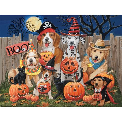 Target.com has been visited by 1m+ users in the past month Halloween Tricksters 500 Piece Jigsaw Puzzle | Bits and Pieces
