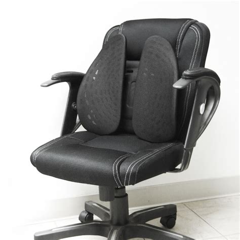 Looking to redesign your home office or upgrade your seating situation at work? Black Ergonomic Adjustable Cushion Pad Back Lumbar Support ...