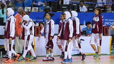 Asian Games Qatar Women S Team Pull Out Over Hijab Ban Bbc Sport