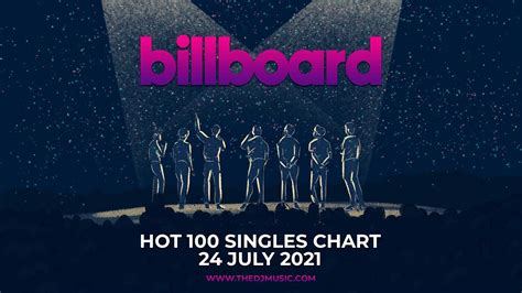 Billboard Hot 100 Singles Chart 24 July 2021 Youtube