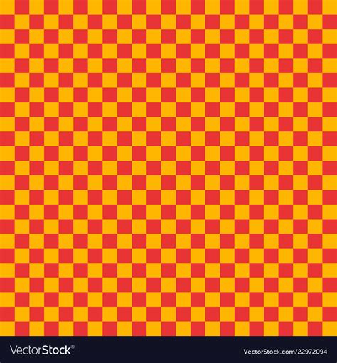 Red And Yellow Checkered Background Royalty Free Vector