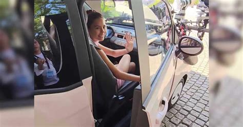 video ng reaksyon ni kendra kramer sa first car niya viral “i love it”