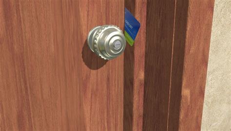 Open a locked door with a credit card. How to Gain Access to a Locked Interior Door | Chicago ...