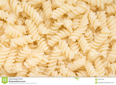 Cooked Italian Spiral Pasta Stock Image Image Of Close Group 40037499
