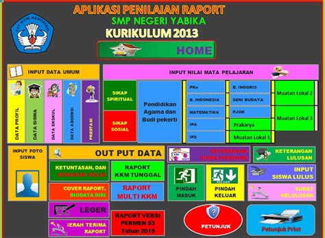 Download Aplikasi RAPORT Kurikulum 2013 ( RAPORT K13 ) untuk SMP VERSI