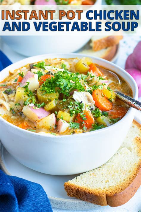 Maybe you would like to learn more about one of these? Instant Pot Chicken Vegetable Soup | Recipe | Instant pot ...