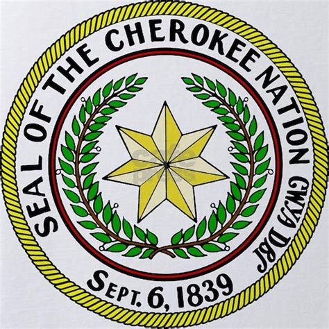 Seal Of Cherokee Nation 11x14 Canvas Print By Gazebots Cafepress