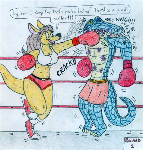 Boxing Penelope Kangaroo Vs Freddy By Jose Ramiro On Deviantart