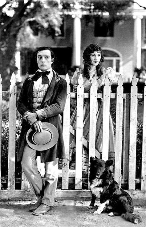 Buster Keaton Natalie Talmadge And A Little Friend In Our Hospitality