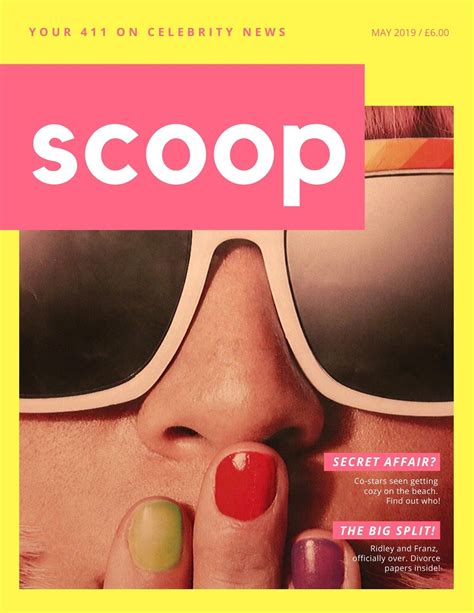 Gossip Magazine Article Template