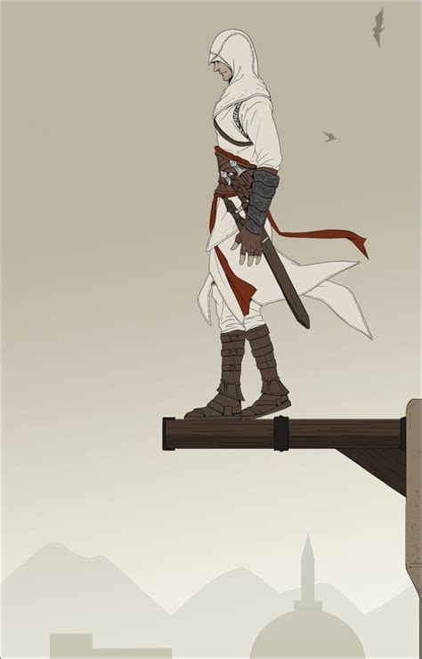 Altair Ready For Eagle Dive By Doubleleaf On Deviantart Assassins