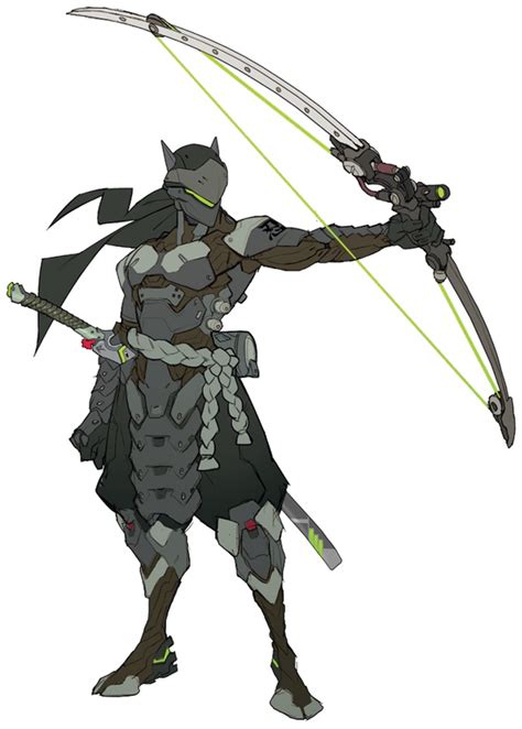 Hanzo Early Development That Turned Into Two Characters Hanzo And