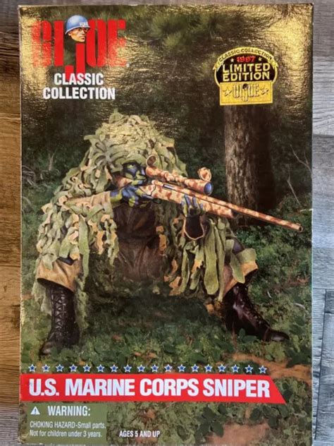 Gi Joe Classic Collection Us Marine Corps Sniper 16 Scale 12 Figure