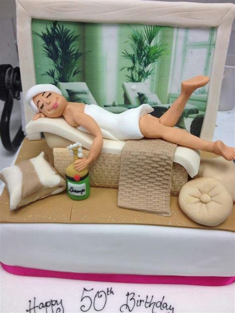 Massage Spa Cake Themed Cakes Fondant Cakes