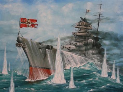 Maritimequest Bismarck The Art Of Bismarck