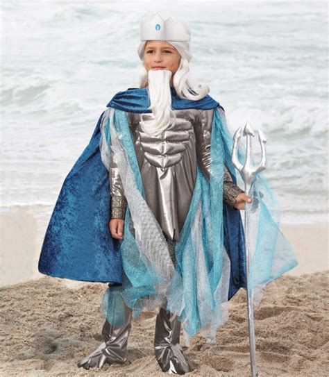 Poseidon Child Costume Percy Jackson Halloween Costume