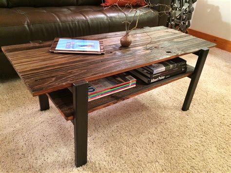 With a focus on material (think cool metals, woods, and marble), industry west's coffee table collection has a classic, urban appeal. Buy a Hand Made Barn Wood Coffee Table With Magazine Shelf ...