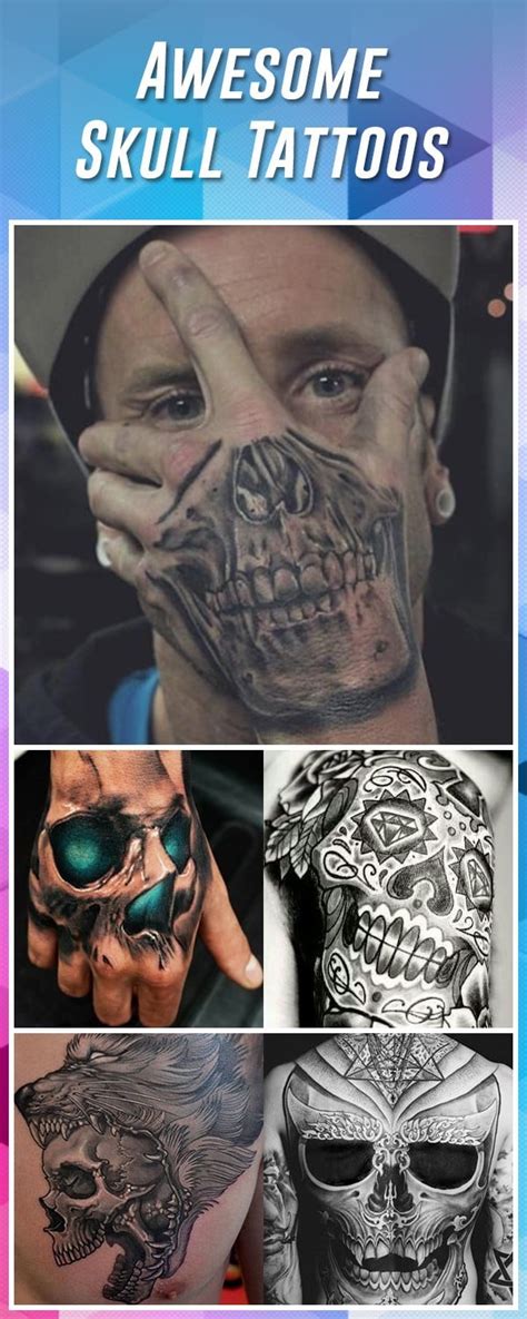 Skull tattoo designs have a variety of different meanings and are one of the most popular tattoo choices in the world. 60 Best Skull Tattoos - Meanings, Ideas and Designs 2019