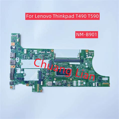 Nm B901 For Lenovo Thinkpad T490 T590 Motherboard With Cpu I5 8265u