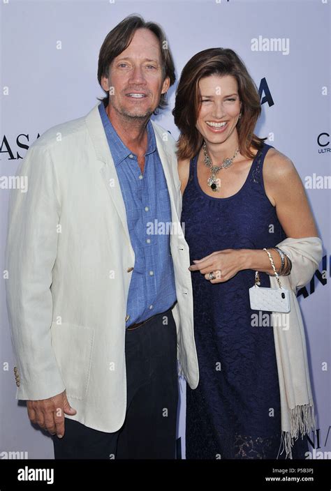 Kevin Sorbo And Wife Sam Arriving The Paranoia Premiere At The Dga Theatre In Los Angeles Kevin