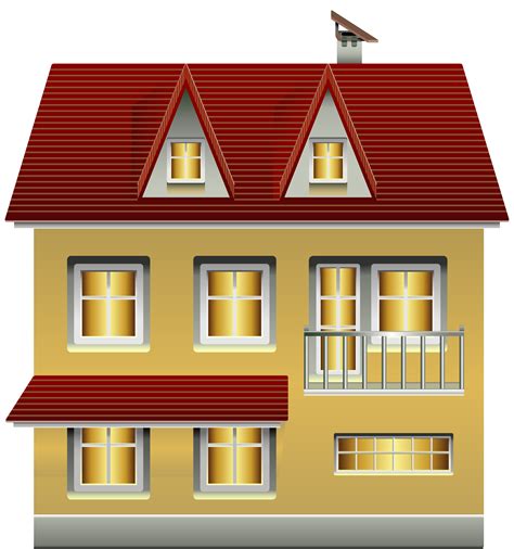 Yellow House Png Clip Art Best Web Clipart Clip Art Library