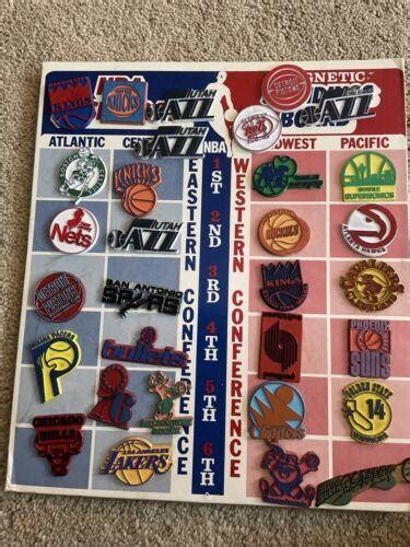 Nba Vintage Magnets Standings Board With 31 Magnets 3852810643