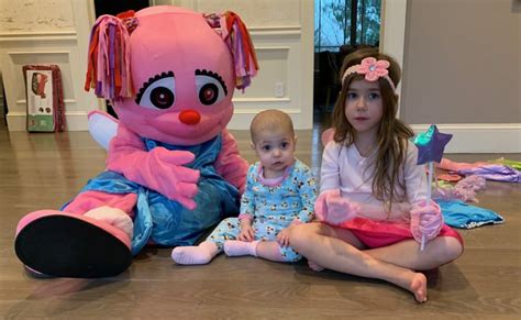 Sawyer And Harper And Dylan Dressed As Abby Cadabby From Sesame Mom