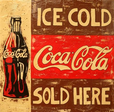 Poster Coca Cola Vintage Reclamebord Large 50x70 Cm