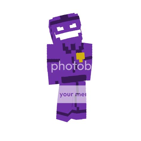 Fnaf Purple Guy 4 Color Contest Minecraft Skin