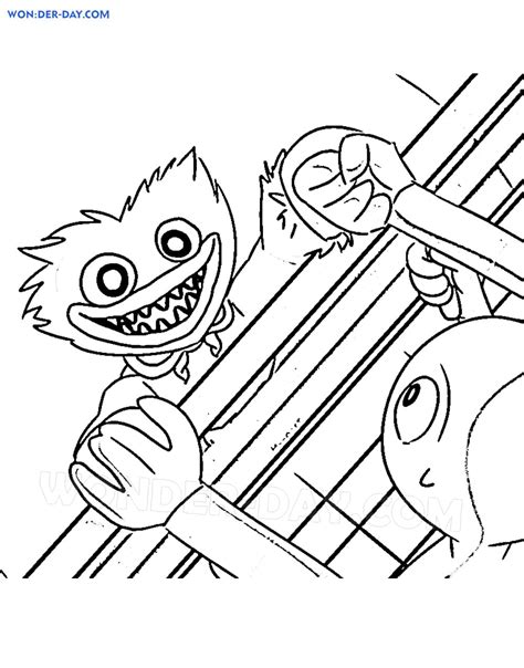 Poppy Playtime Coloring Page. Free Coloring Page - Coloring Home