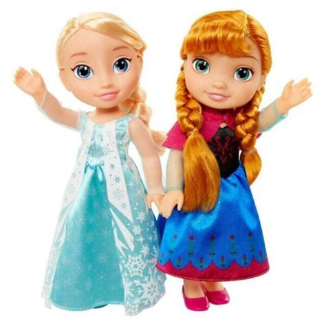 JAKKS Pacific Disney Frozen Deluxe Babe Elsa And Anna Dolls For Sale Online EBay