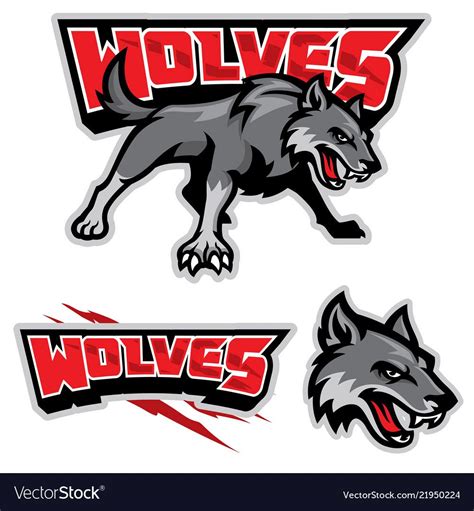 Sports Decals Sports Logos Sport Branding Grey Wolf Bad Wolf