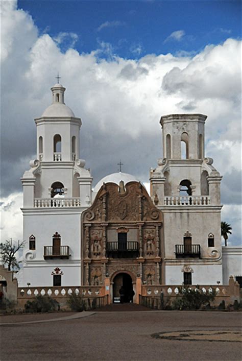 Mission San Xavier Del Bac Catholic Church In Tucson Arizona