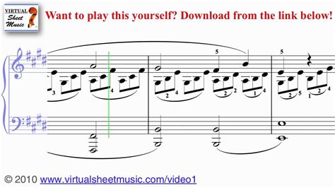 Download and print moonlight sonata sheet music for easy piano by ludwig van beethoven from sheet music direct. Beethoven's Moonlight Sonata piano sheet music - Video Score - YouTube