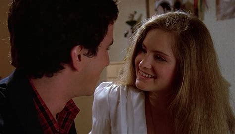 brian backer as mark and jennifer jason leigh as stacy in fast times at ridgemont high 1982