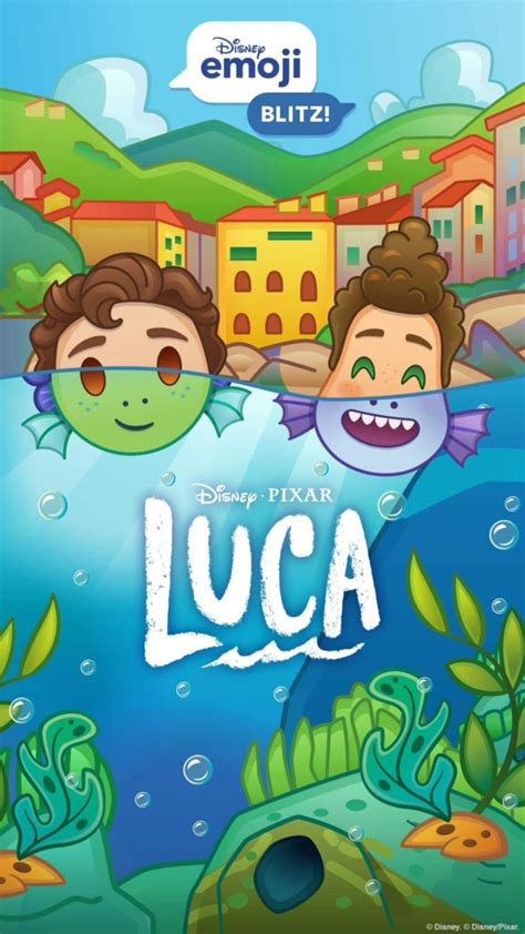 Wallpaper Feat Luca And Alberto Both As Partial Human Emojis