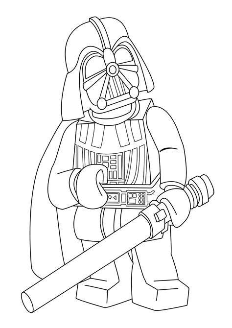 Lego Star Wars Coloring Pages for Relaxing  Educative Printable