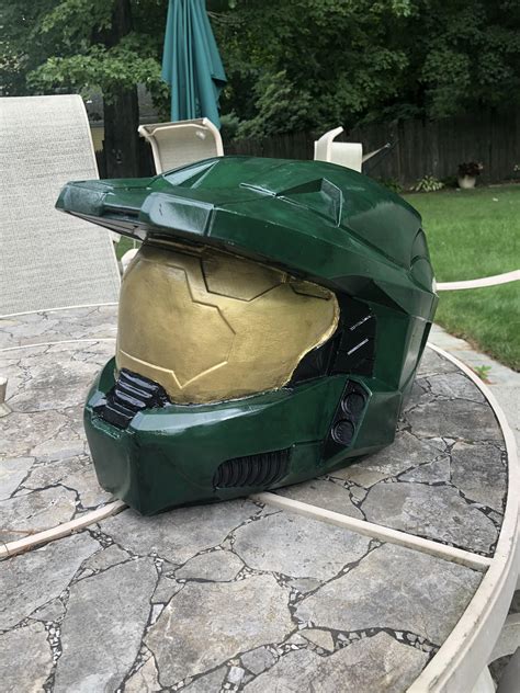 3d Printed And Painted Halo Master Chief Helmet More Pictures In The