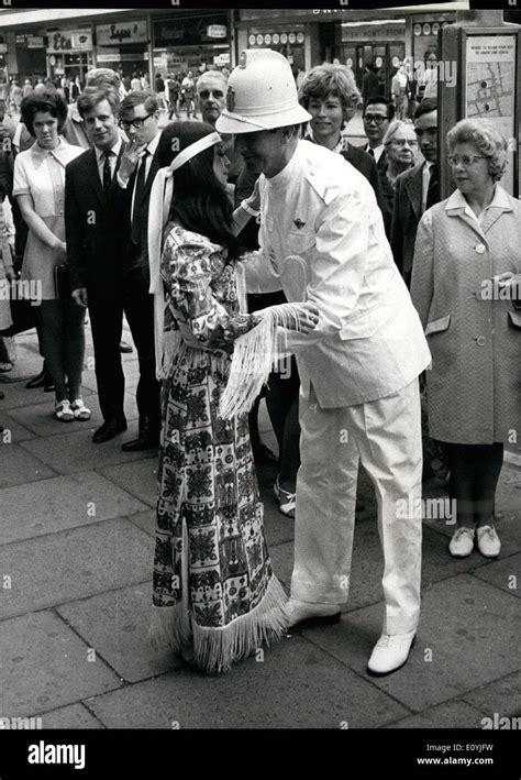 Jul 07 1970 The Dancing Policeman In London As Part Of The Stock