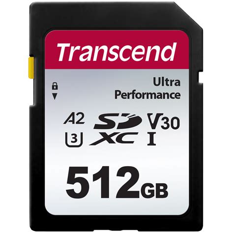 Transcend 512gb 340s Uhs I A2 Sdxc Card Ts512gsdc340s Bandh Photo