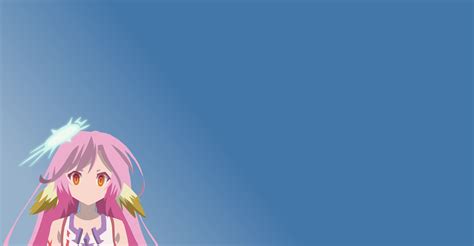 No Game No Life Jibril Anime Anime Girls Pink Hair Long Hair
