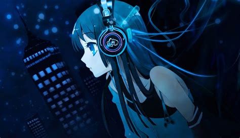 The Movie Wallpaper Anime Girls Listening Music With