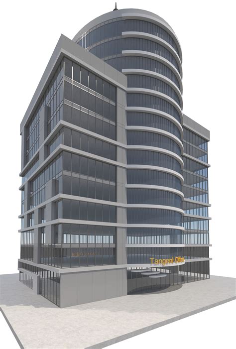 Commercial Building 017 Office Tower 3d Model Cgtrader